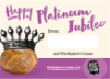 Happy Platinum Jubilee Celebration Card - Back